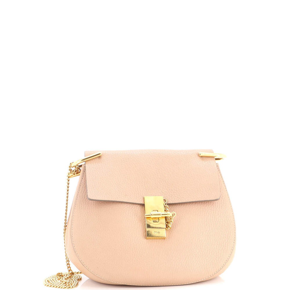 Chloe Small Drew Crossbody Bag Leather
